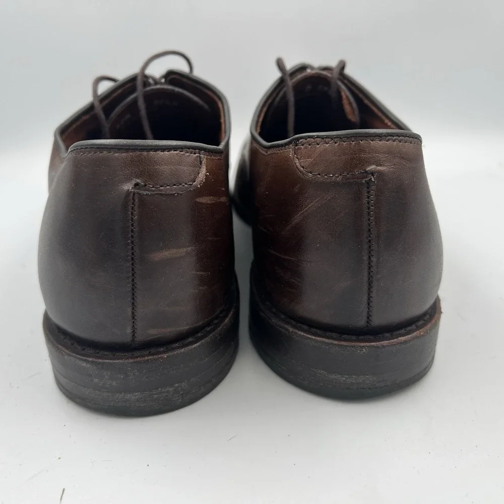 Allen Edmonds Fifth Avenue Shoes Men's 10.5 D Brown Leather Oxford Made In USA